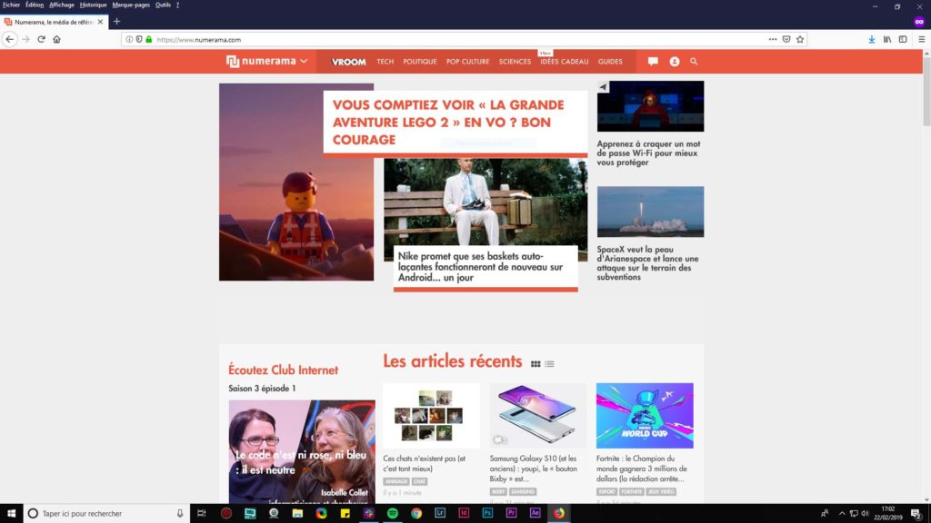 La navigation privée avec Firefox, sous Windows.