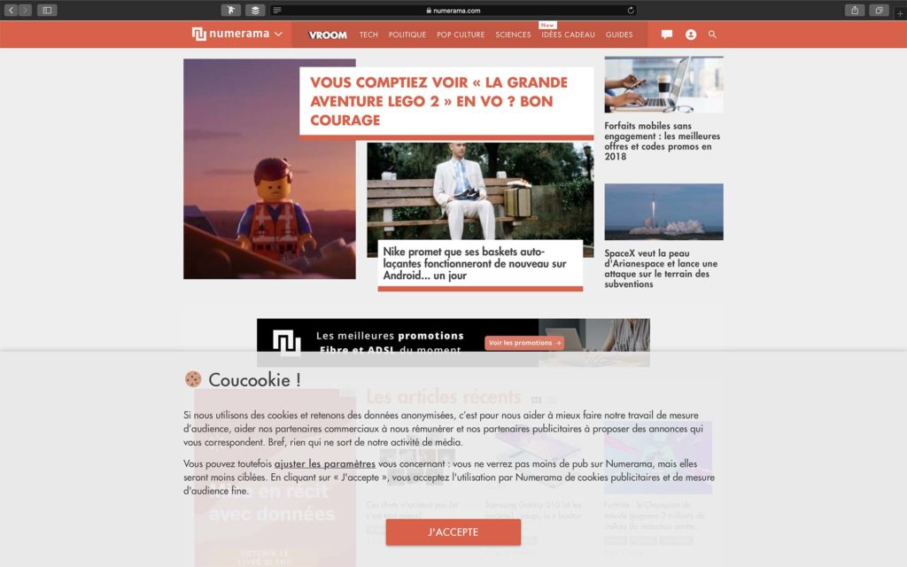 Numerama navigation privée Safari Numerama navigation privée Safari
