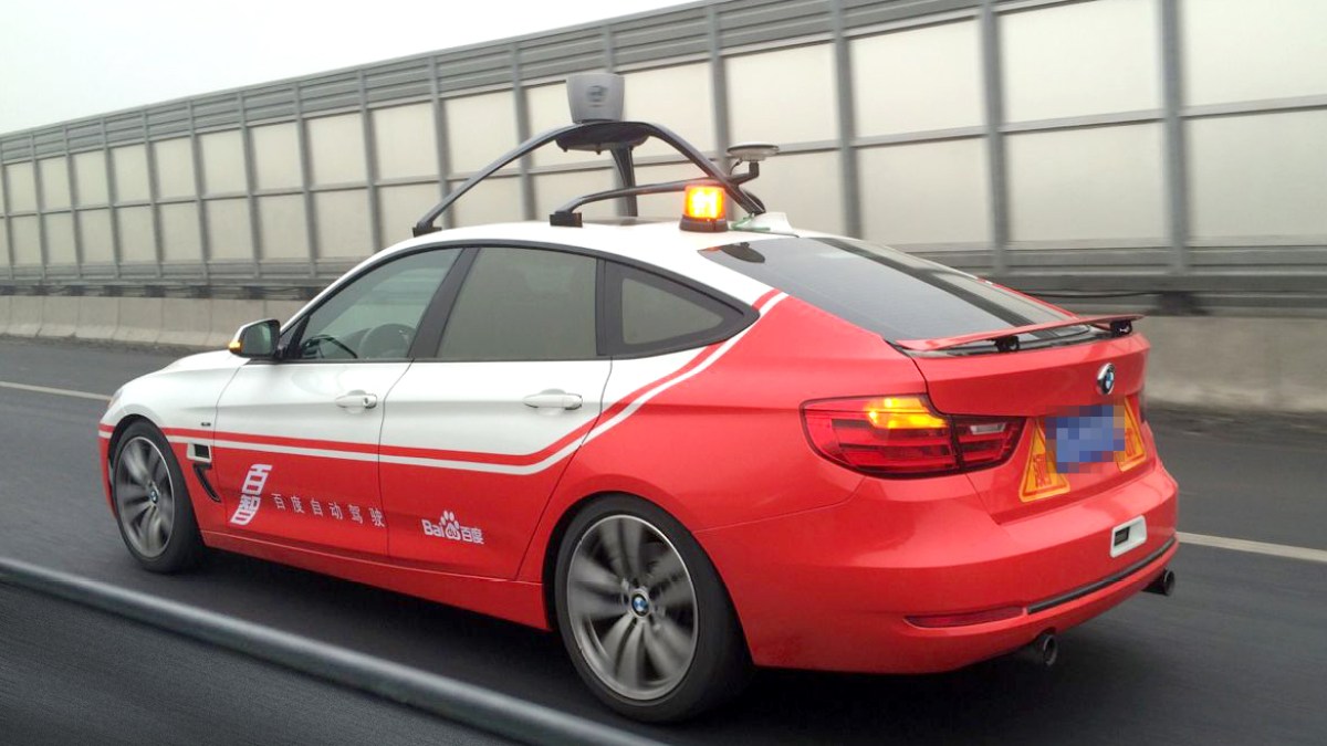 La voiture autonome conçue par BMW et Baidu.