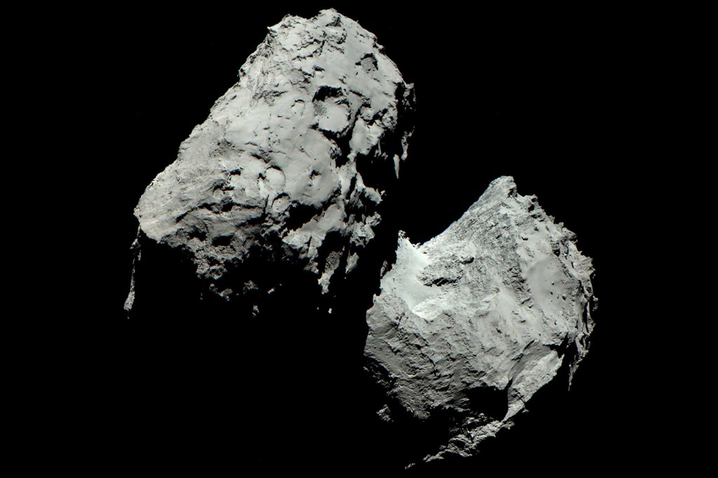 Une image prise par la caméra OSIRIS embarquée dans Rosetta