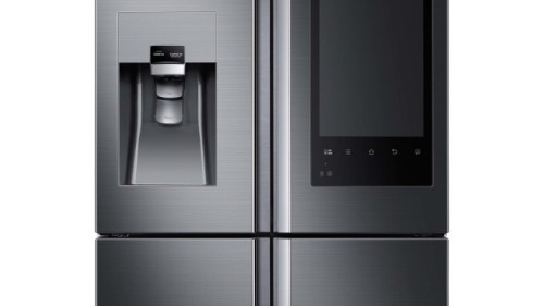 CES 2016 : le frigo connecté de Samsung avec écran XXL se dévoile