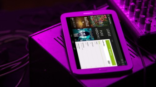 tablette Spotify