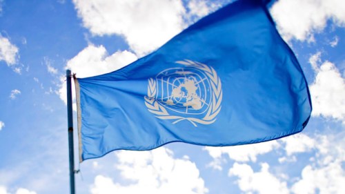 Le drapeau ONU. // Source : sanjitbakshi