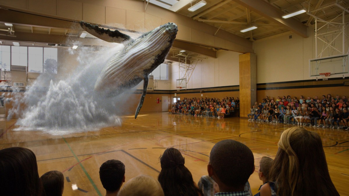 La promesse initiale de Magic Leap : un monde où la réalité augmentée est du grand spectacle // Source : Vidéo de présentation Magic Leap