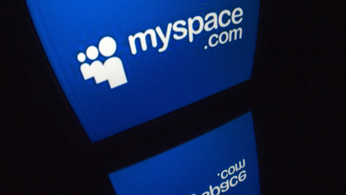 The "Myspace" logo is seen on a tablet screen on December 4, 2012 in Paris. AFP PHOTO / LIONEL BONAVENTURE (Photo credit should read LIONEL BONAVENTURE/AFP/Getty Images)