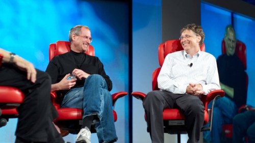 Bill Gates et Steve Jobs