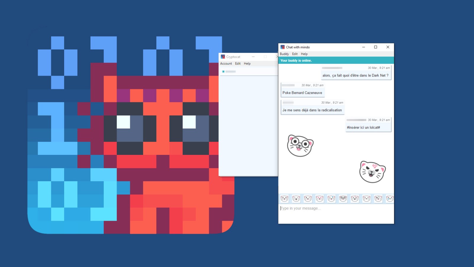 Cryptocat : découvrez la nouvelle messagerie chiffrée disponible en bêta -  Numerama