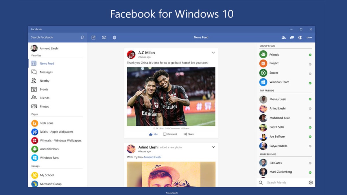 facebook windows