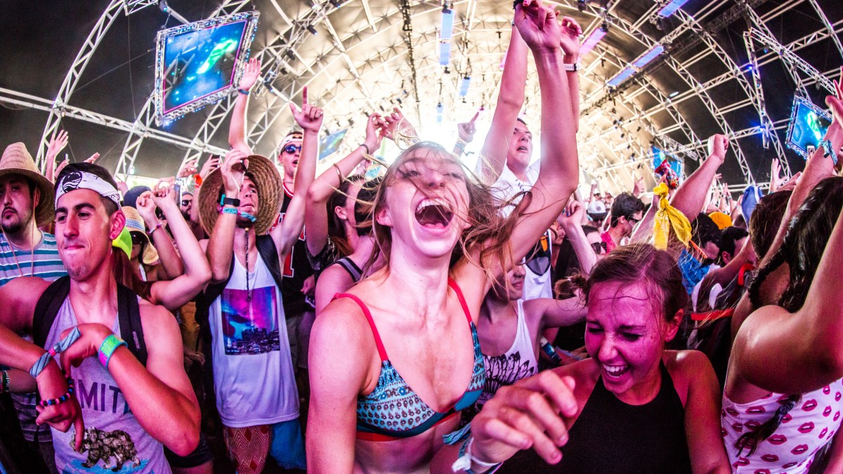 Un concert lors de l'édition 2014 de Coachella. // Source : Thomas Hawk