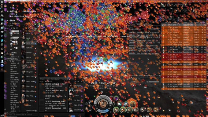 Une bataille de 4000 vaisseaux sur EVE Online