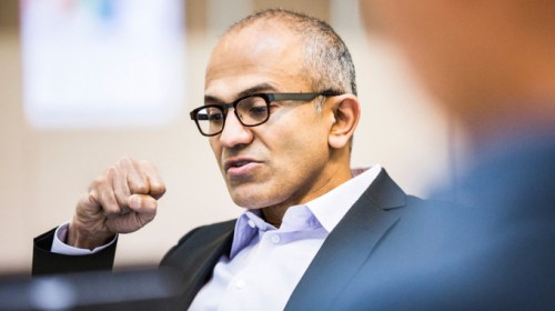 Satya Nadella, président de Microsoft.