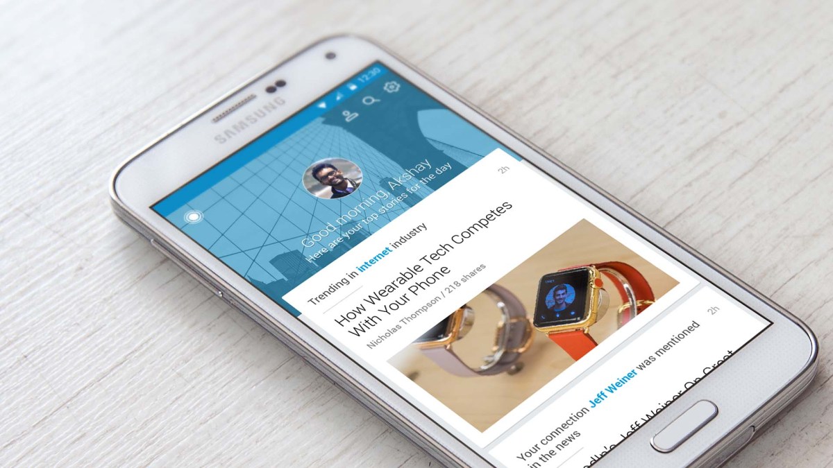 LinkedIn app mobile