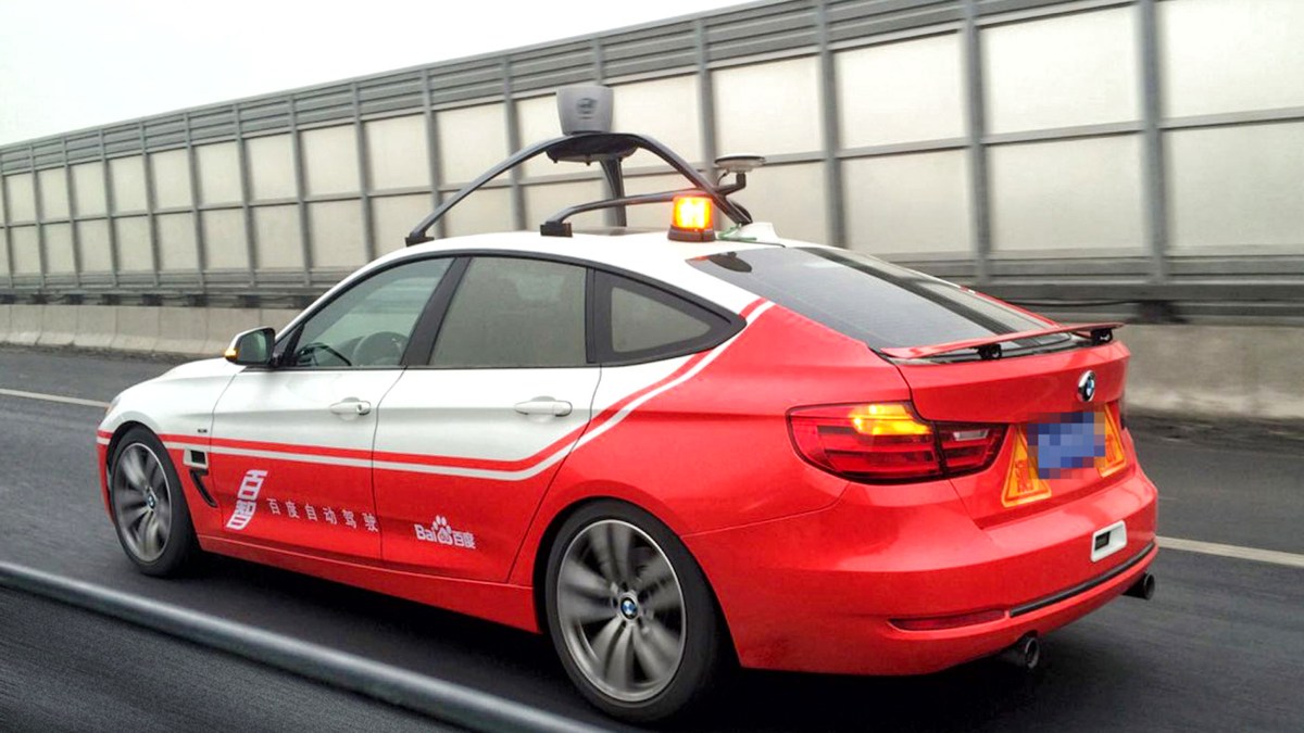 Une voiture autonome de Baidu