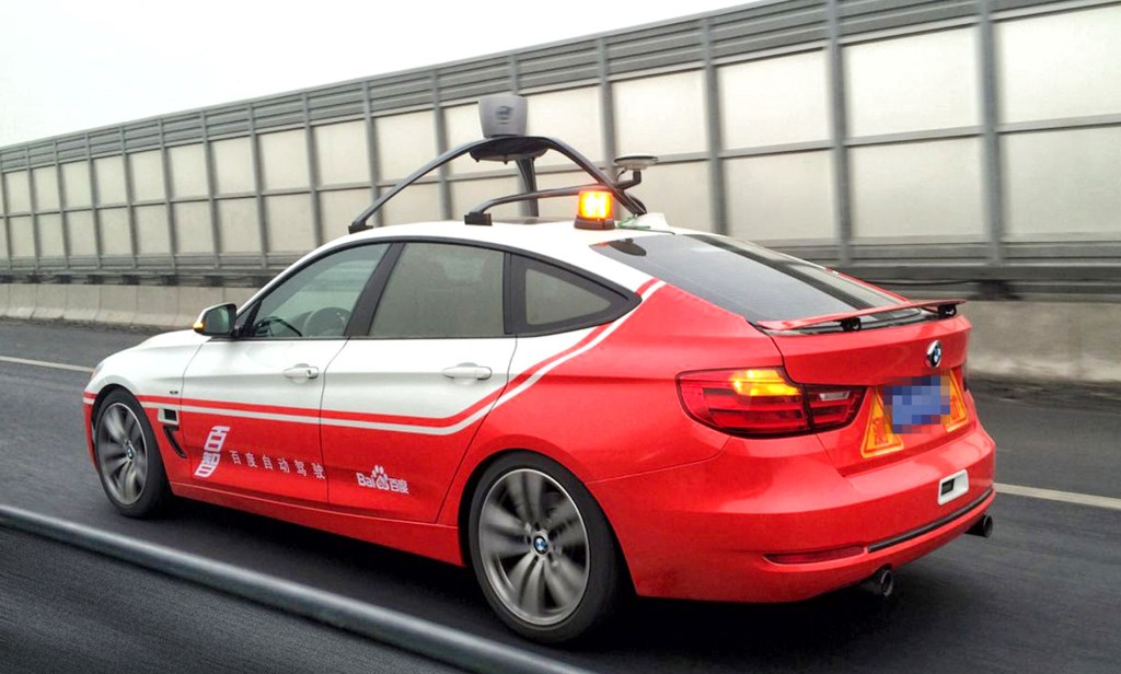 Une voiture autonome de Baidu
