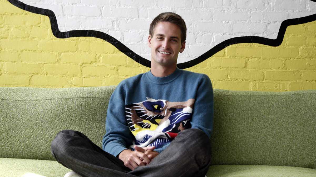 Evan Spiegel, CEO de Snapchat