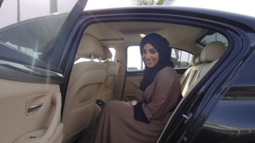 Une photo promotionnelle pour Uber en Arabie saoudite. // Source : Uber