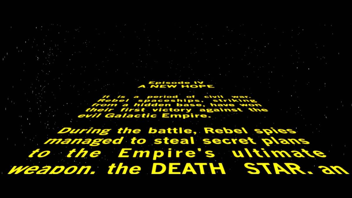 Opening crawl