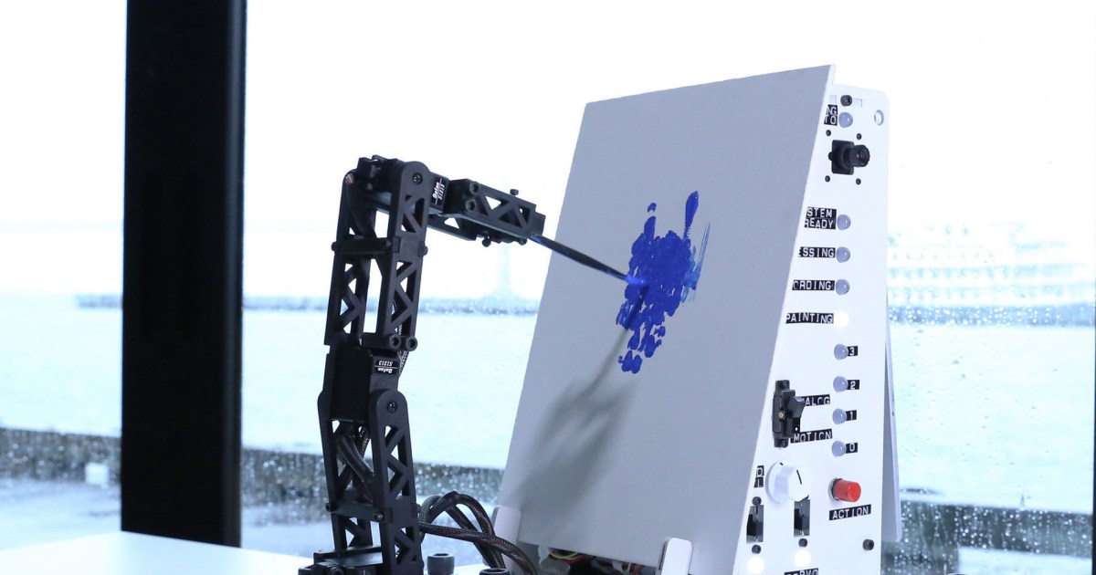 Un robot pointilliste que vous pouvez construire vous-même