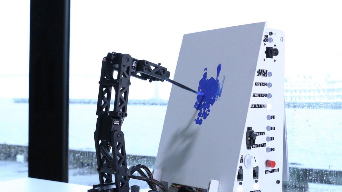 Un robot pointilliste que vous pouvez construire vous-même