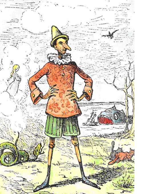 Pinocchio par Enrico Mazzanti (1852-1910) Pinocchio par Enrico Mazzanti (1852-1910)