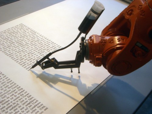 Robot écriture