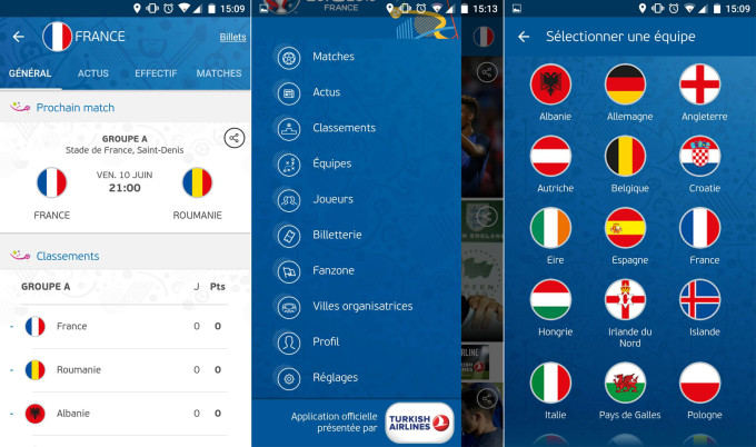 Screen 2 appli Euro 2016
