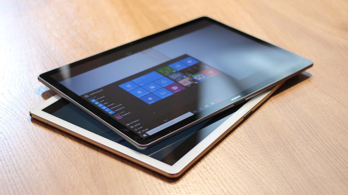 Une tablette Windows 10. // Source : Maurizio Pesce