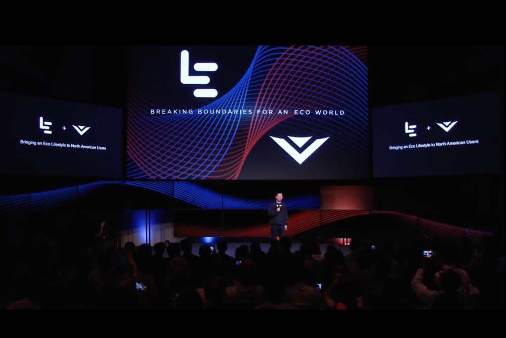 LeEco qui annonçait le rachat avorté de Vizio