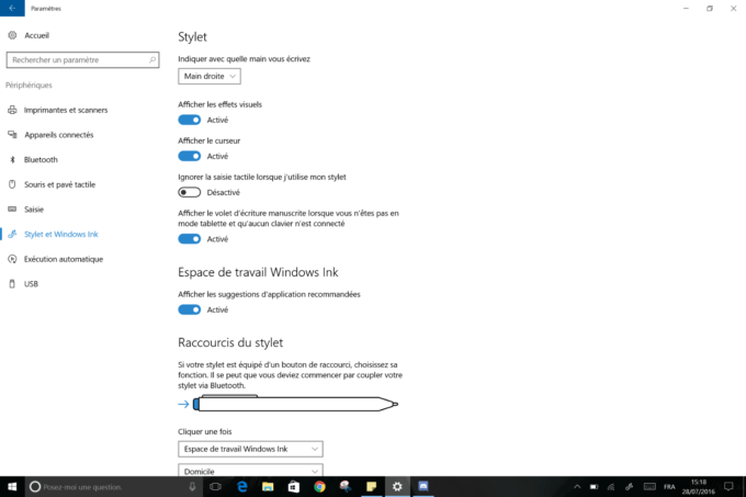 Windows 10 Anniversary Update paramètres 2 Windows 10 Anniversary Update paramètres 2
