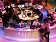 Le centre névralgique d'Al Jazeera English, à Doha. Le Qatar est un pays très mélangé, essentiellement asiatique.