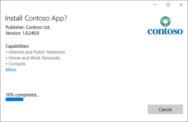 Windows Anniversary app installer