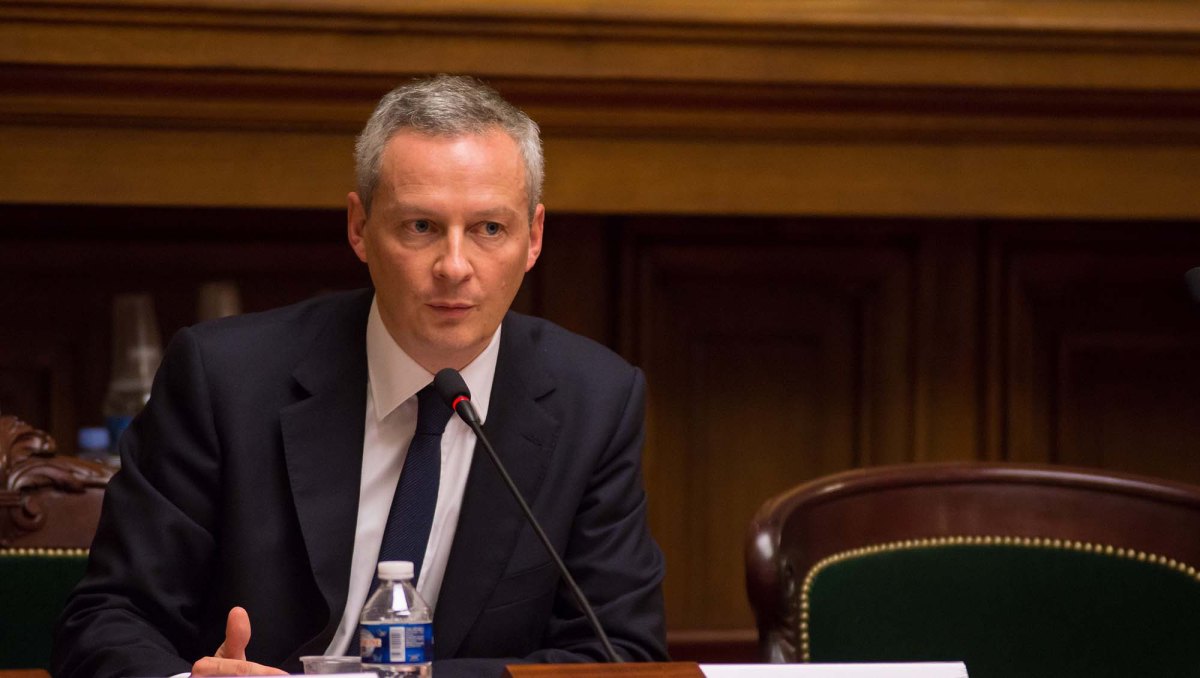 Bruno Le Maire au Conseil d'Etat. // Source : Conseil d'Etat