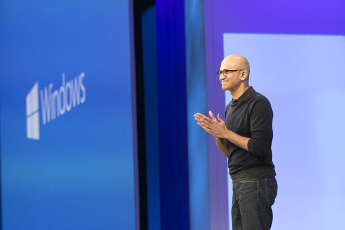 Satya Nadella, le patron de Microsoft. Satya Nadella, le patron de Microsoft.