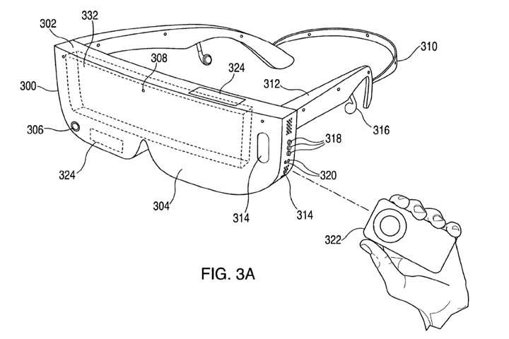 Un brevet de casque VR