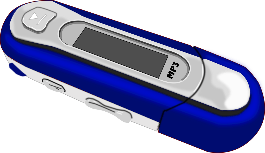 a-blue-old-style-mp3-player a-blue-old-style-mp3-player