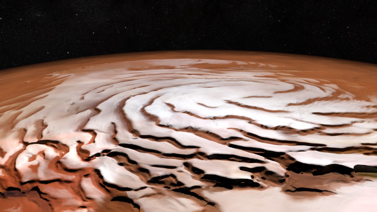 mars pôle nord