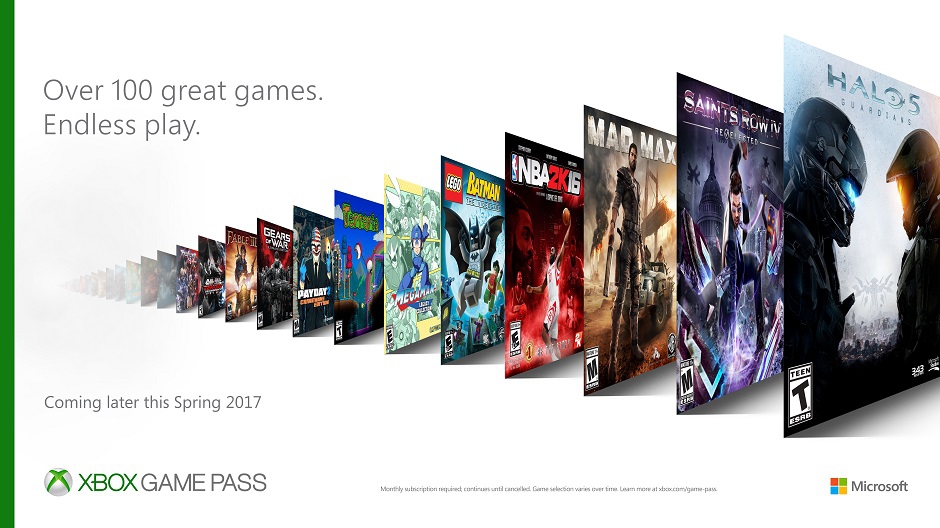 Xbox Game Pass // Source : Microsoft