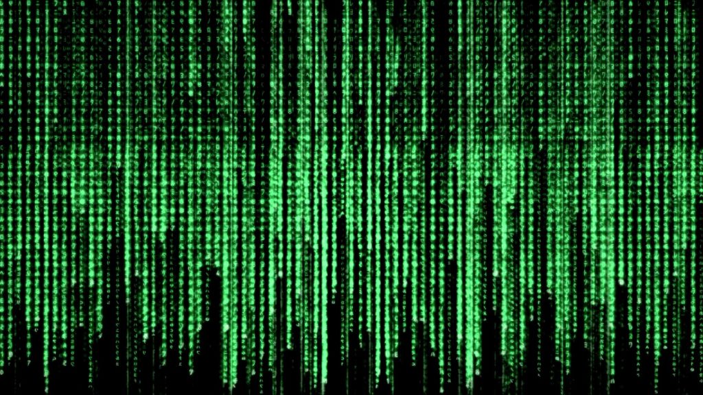 Du code comme dans Matrix // Source : Matrix