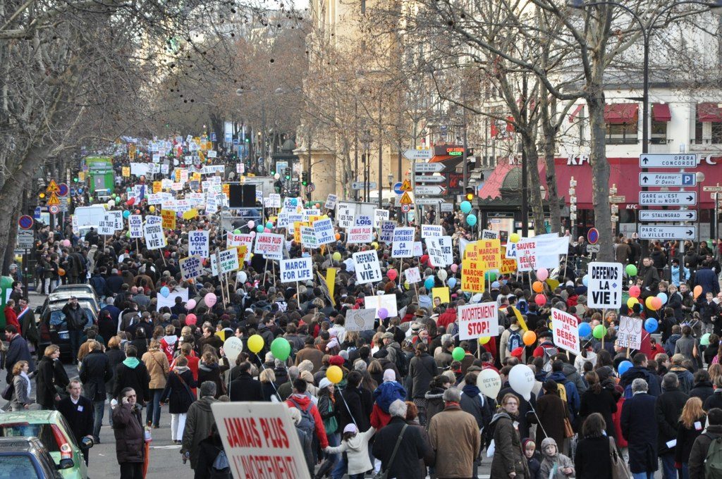 Marche pour la vie, 2010, CC Wikimedia Marche pour la vie, 2010, CC Wikimedia