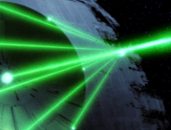 étoile noire star wars rayon laser