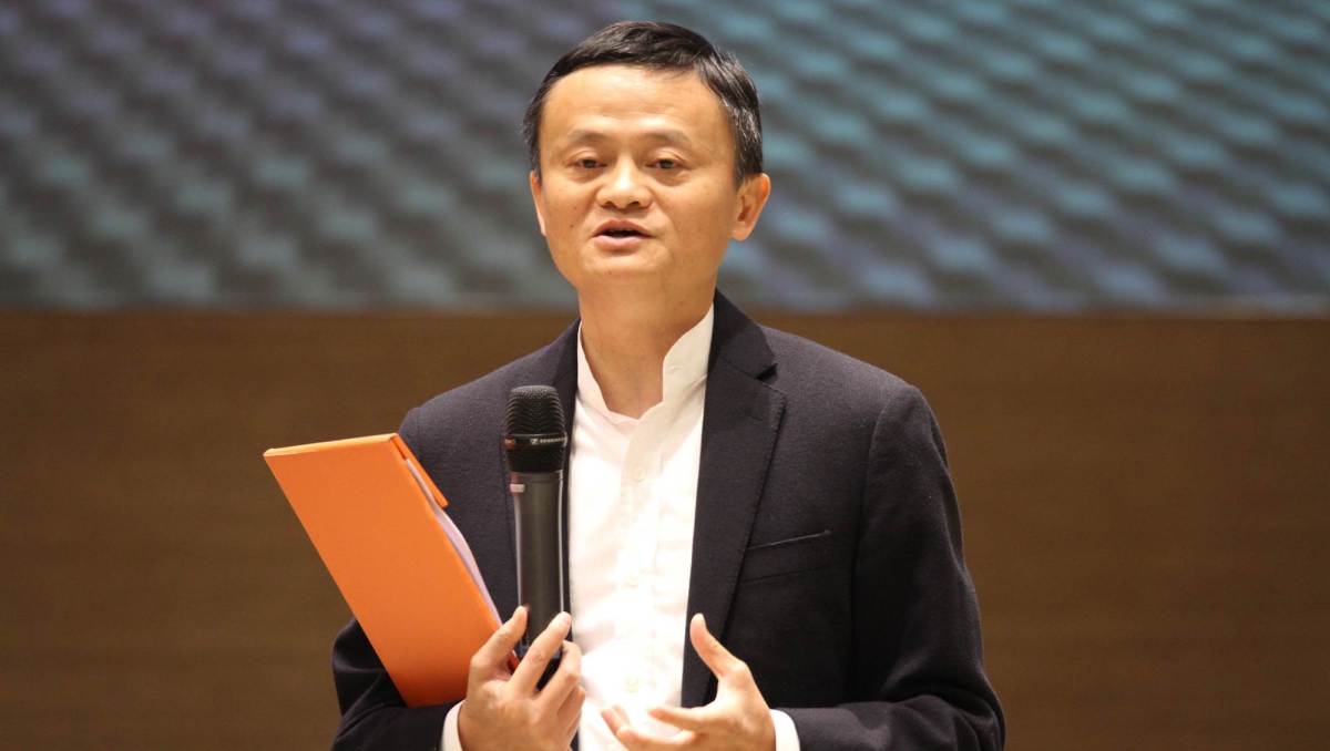 Jack Ma, le patron d'Alibaba. // Source : CC Trond Vikem / Flickr