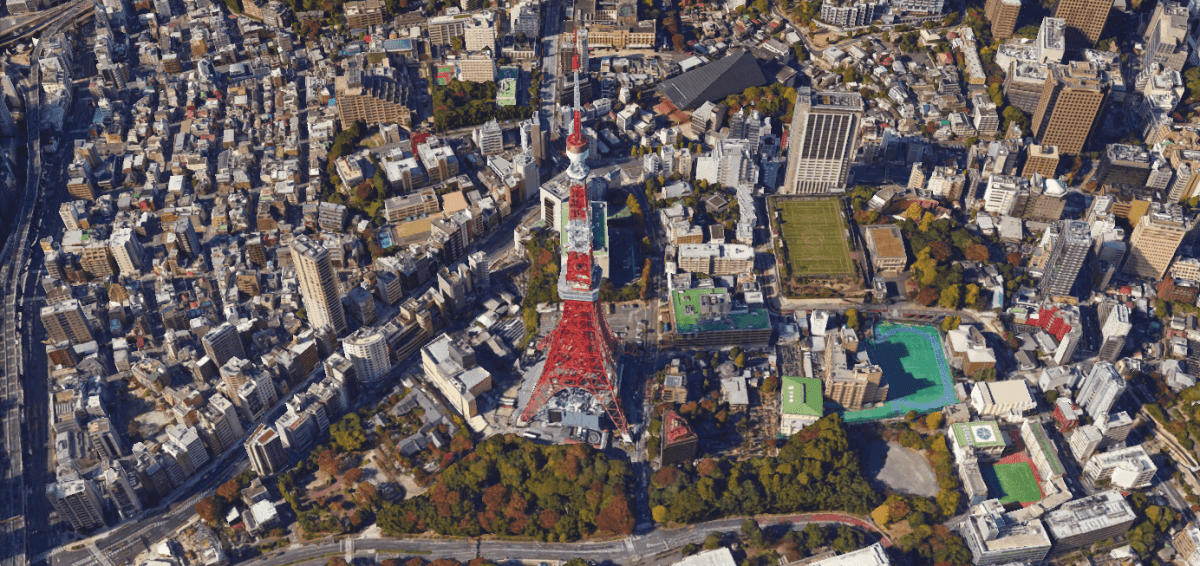 tokyo google earth