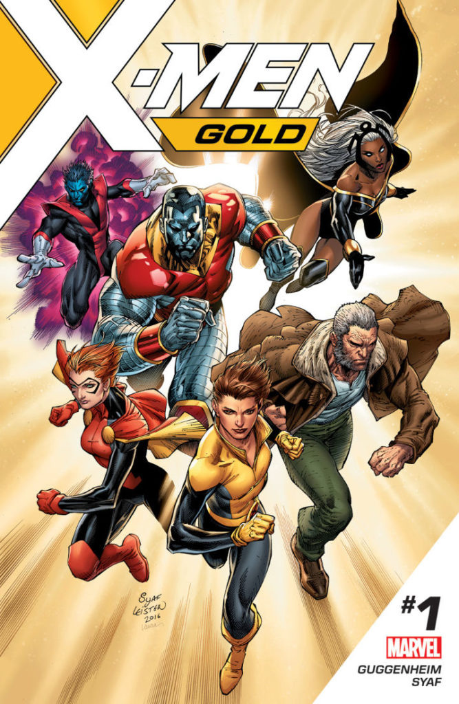 Couverture du premier numéro d'X-Men Gold, par Adrian Syaf