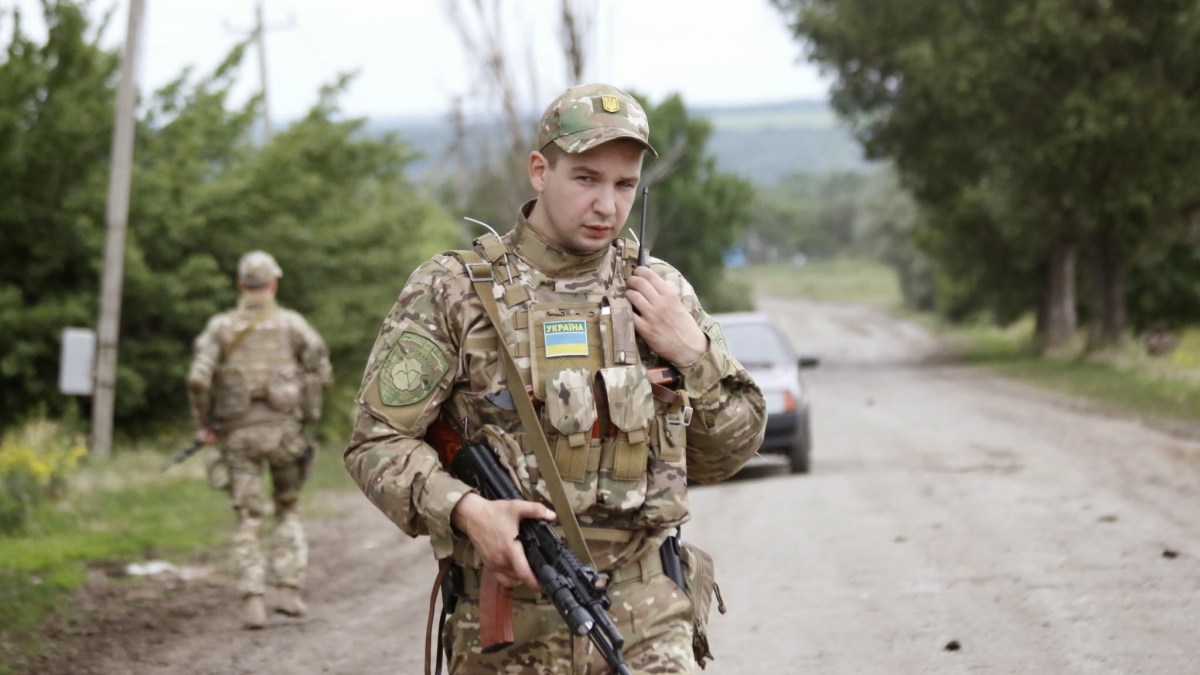 Soldat ukrainien, Donbass, 2014 / CC. Wiki
