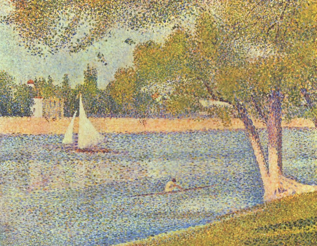 Georges Seurat, La Seine à la Grane Jatte (1888) Georges Seurat, La Seine à la Grane Jatte (1888)