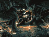 Godzilla vs King-Kong - artwork de Charlie Layton