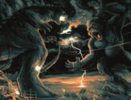 Godzilla vs King-Kong - artwork de Charlie Layton