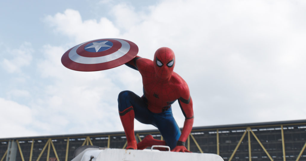 Marvel's Captain America: Civil War
Spider-Man/Peter Parker (Tom Holland)
Le nouveau Spider-Man (Tom Holland) faitses premiers pas chez Marvel Studios, dans Captain America - Civil War (2016), avant son propre film, produit par Sony
© Marvel 2016 Marvel's Captain America: Civil War
Spider-Man/Peter Parker (Tom Holland)
Le nouveau Spider-Man (Tom Holland) faitses premiers pas chez Marvel Studios, dans Captain America - Civil War (2016), avant son propre film, produit par Sony
© Marvel 2016