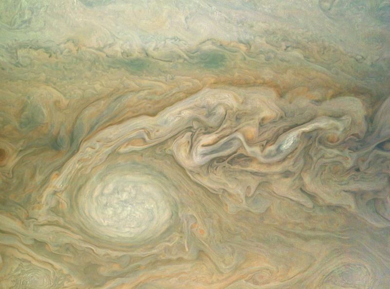 Une image diffusée le 19 mai 2017 par la NASA. Sonde Juno sur Jupiter. NASA/JPL-Caltech/SwRI/MSSS/Bjorn Jonsson
