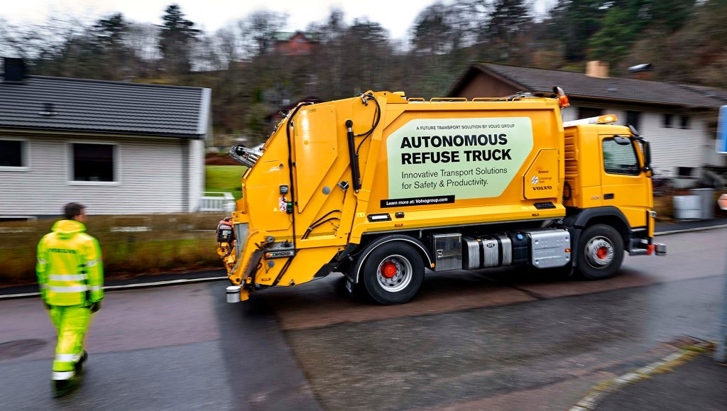 Volvo Teste Un Camion Poubelle Autonome Numerama